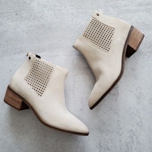 Cole Haan Suede Val Pointed Toe Bootie Ankle
